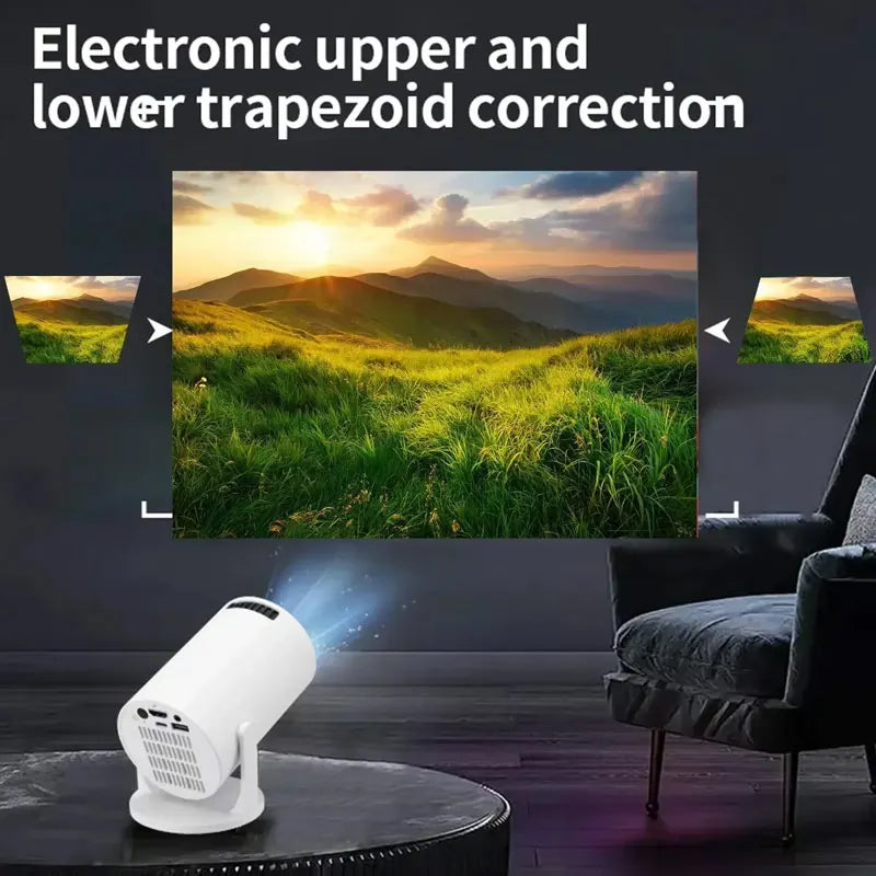 1080P Portable Projector – 270° Adjustable Angle, HDMI/USB Support, Built-In Speaker, Compatible with Phone, Laptop & TV Box | Bross’s Vault