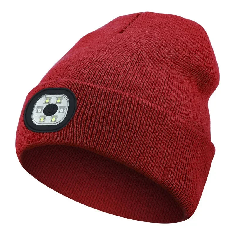 Urban LED Flashlight Beanie (Multiple Colors) | Bross's Vault