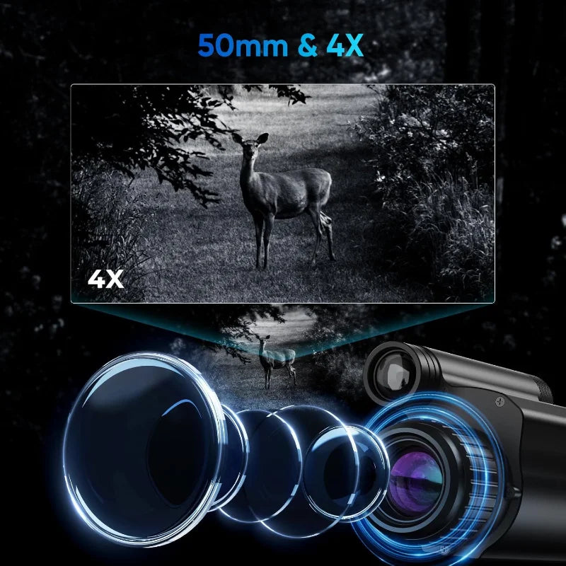 Military Night Vision Scope 50mm Focal Lens (Camera & Video) | Bross's Vault