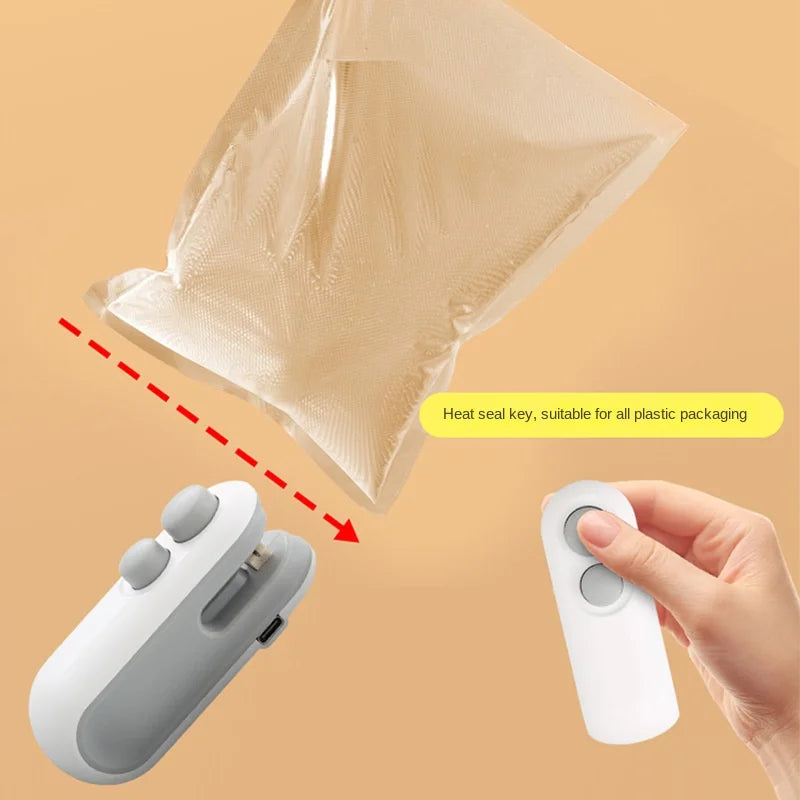 Mini Heat Sealer – Portable Handheld Bag Sealing Machine for Chips, Snacks & Plastic Packaging | Bross’s Vault