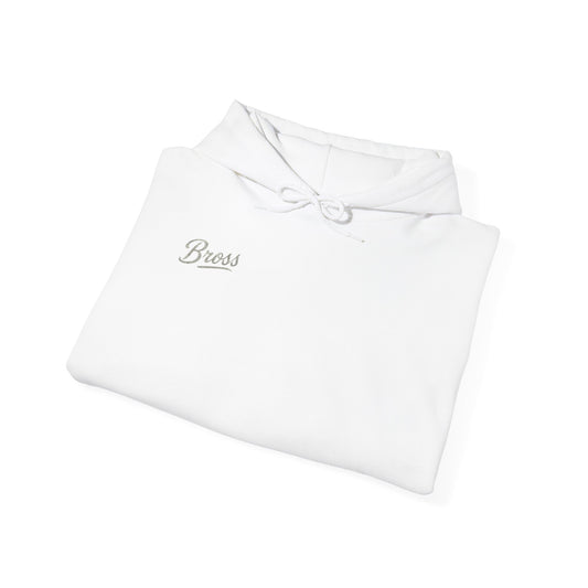 Aiden Bross YT Channel Merch Hoodie (White / Black)