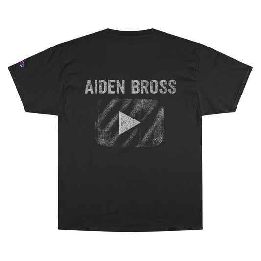 Aiden Bross X Champion YT Channel Merch T-Shirt
