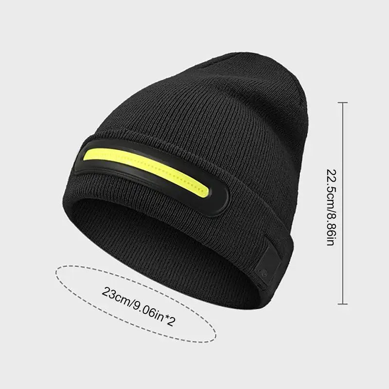 Futuristic LED Flashlight Beanie | Bross's Vault