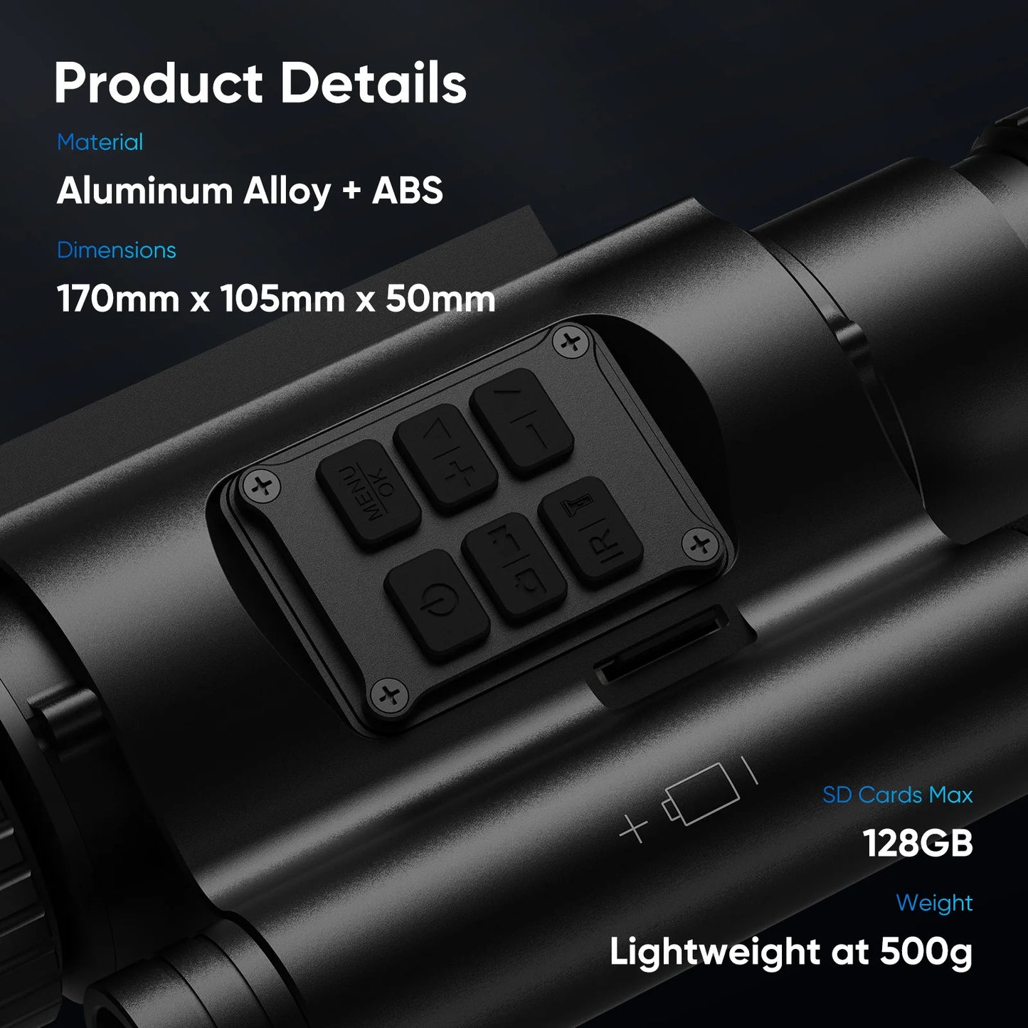 Military Night Vision Scope 50mm Focal Lens (Camera & Video) | Bross's Vault